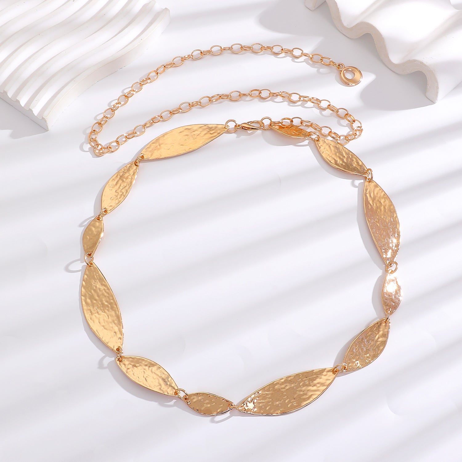 Waist chain women's decorative thin belt casualmatchingdress silver iron chain fashion skirt with tassels