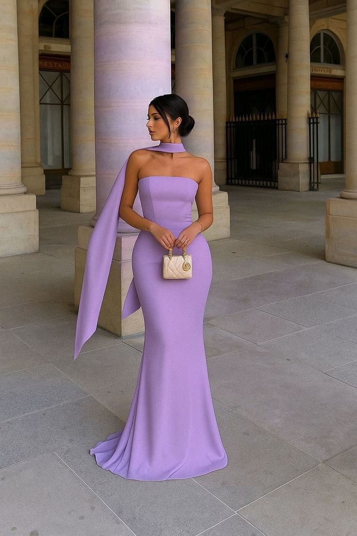 Fashion party dress - elegant, exquisite, with ribbons