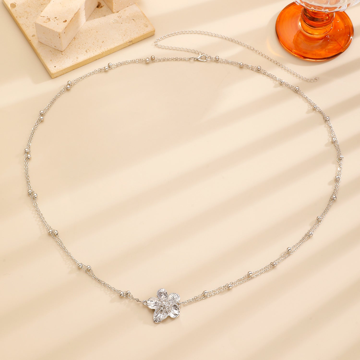 Waist chain women's decorative thin belt casualmatchingdress silver iron chain fashion skirt with tassels