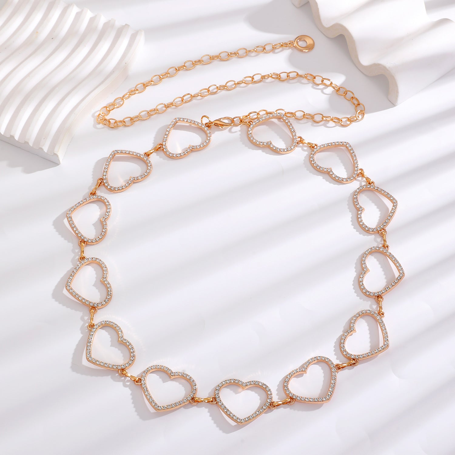 Waist chain women's decorative thin belt casualmatchingdress silver iron chain fashion skirt with tassels