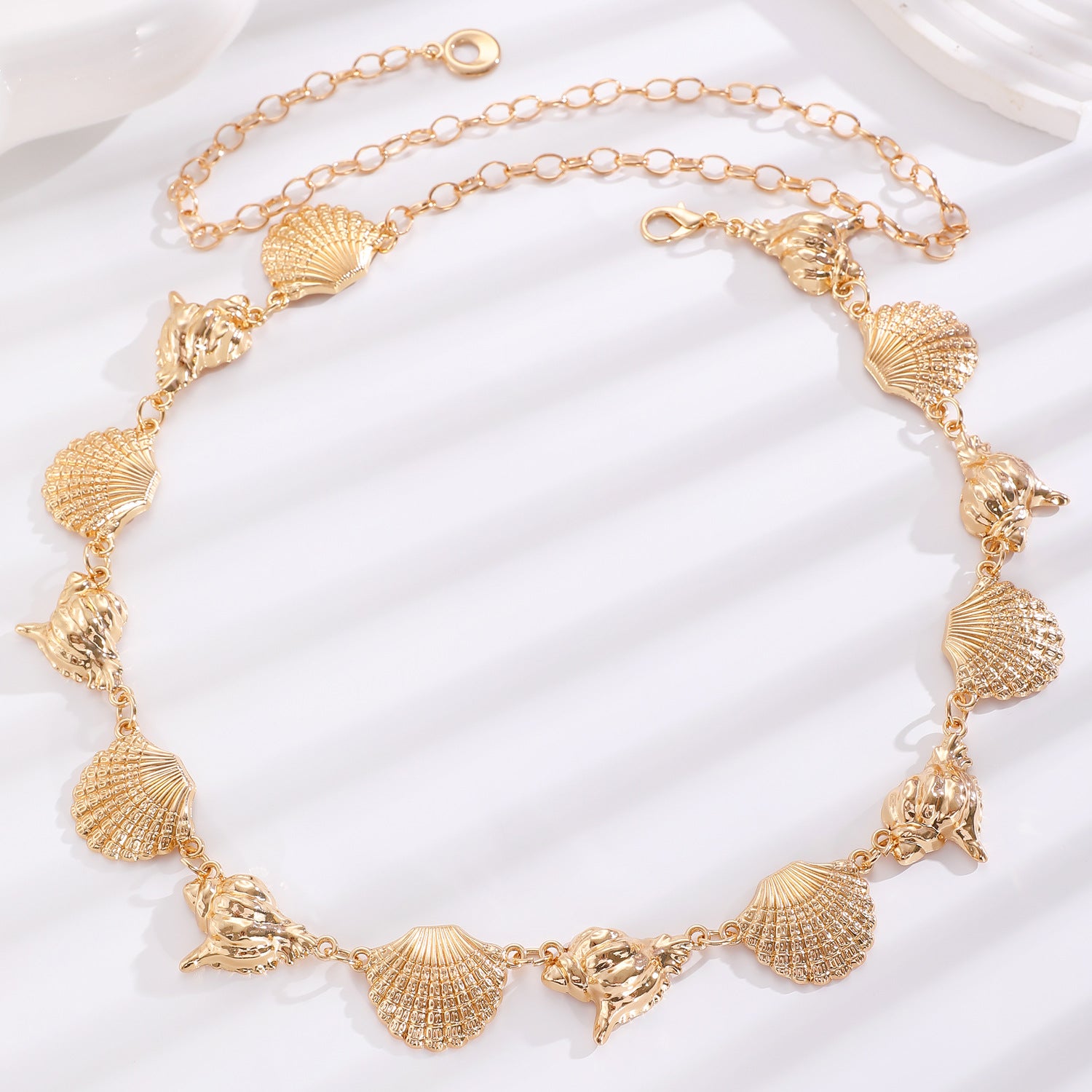 Waist chain women's decorative thin belt casualmatchingdress silver iron chain fashion skirt with tassels