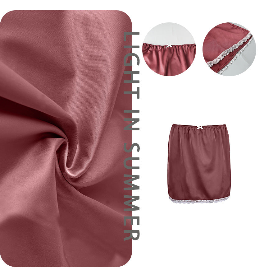 Lace high-waisted women's short skirt, highlighting the fashionable taste and temperament of women, suitable for casual commuting