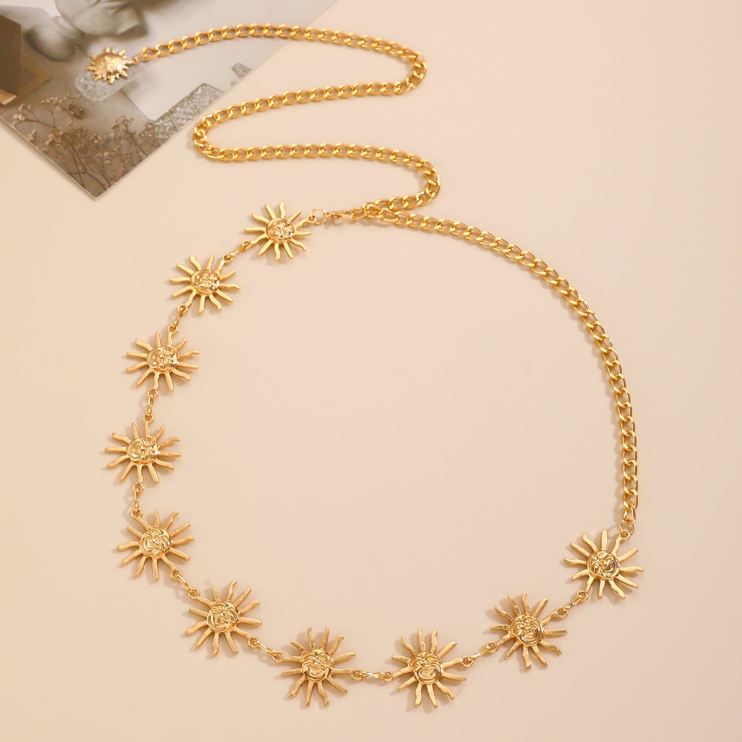 Waist chain women's decorative thin belt casualmatchingdress silver iron chain fashion skirt with tassels