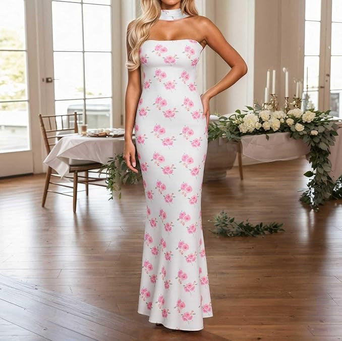 Fashion party dress - elegant, exquisite, with ribbons